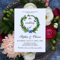 Elegant Scottish Thistle Floral Wedding