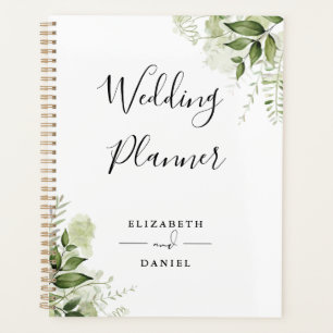 Élégant Script Floral Mariage