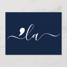 Elegant Script Kamala Harris für Präsident Postkarte