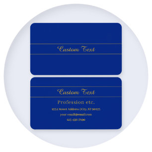 Élégant script or sur Arrière - plan bleu marine