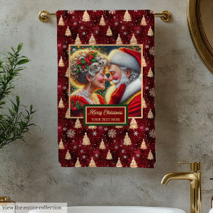 Élégant Serviette de bain M. et Mme Claus Gold Tre