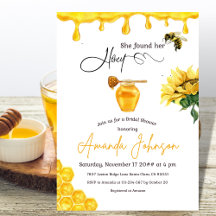 Elegant She fand ihr Honey Bee Brautparty