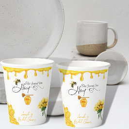 Elegant She fand ihr Honey Bee Brautparty Pappbecher