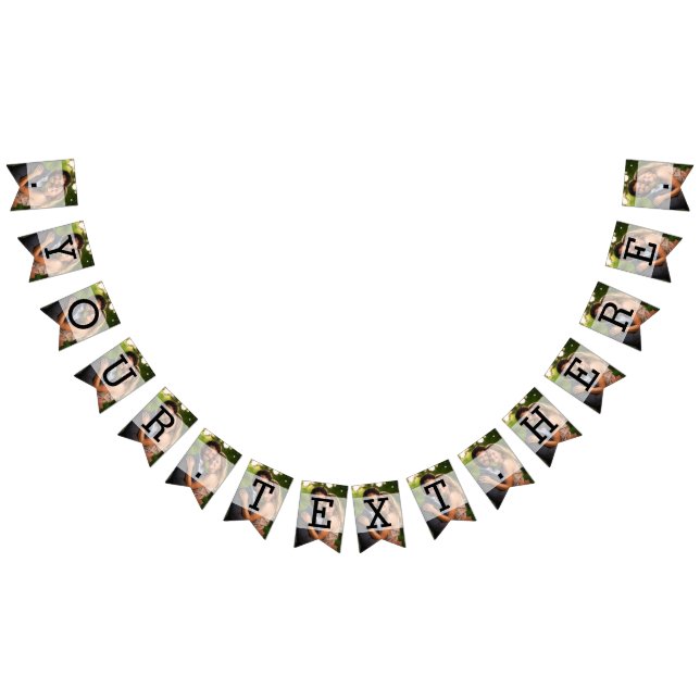 Elegant Sheer Overlay Foto Wedding Wimpelkette (Alle)