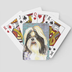 Elegant Shih Tzu Playing Cards Spielkarten