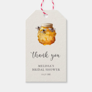 Elegant Sie fand ihre Honig-Geschenke zur Brautpar Geschenkanhänger