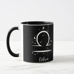 Élégant signe Zodiaque noir Mug