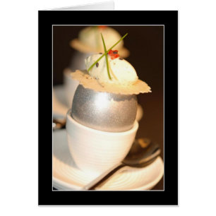 Elegant Silver Egg