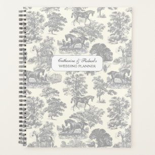 Elegant Silver Gray Pferde Spielzeug mit Namen Planer