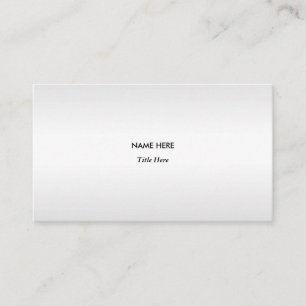 Elegant Silver Gray Shades Visitenkarte