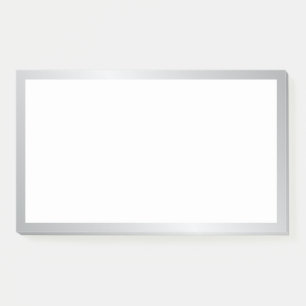 Elegant Silver Post-it Klebezettel