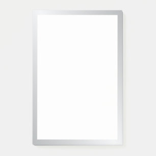 Elegant Silver Post-it Klebezettel
