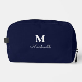 Elegant Simple Custom Monogram Waschbeutel