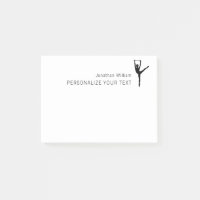 Elegant Simple Dancer Retro Personal Stationery