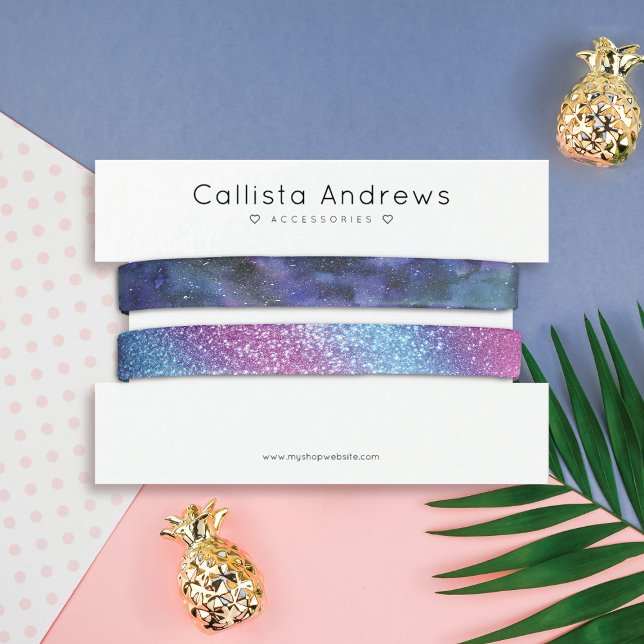 Élégant simple noir de coeur blanc bracelet (Créateur téléchargé)