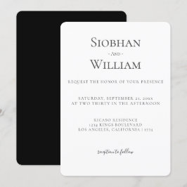 Elegant Simple Wedding