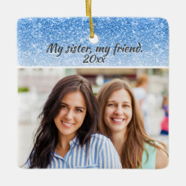 Elegant Sister Blue Glitzer 2 Seite 2 Foto Keramikornament