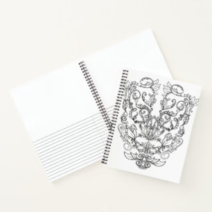 Elegant, Sketchbook, Tagebuch, großartiges Geschen Notizbuch