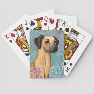 Elegant Sloughi Spielkarten