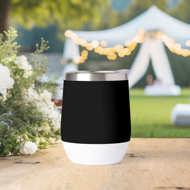 Elegant Solid Black (Hochzeit)