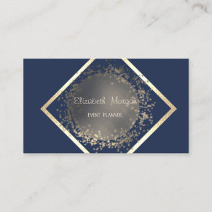 Elegant Sophisticated Professionell Geometrisch Visitenkarte