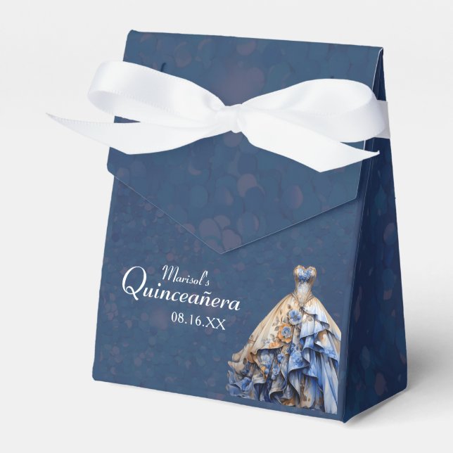 Elegant Sparkling Quinceanera Dress Geschenkschachtel (Vorderseite)
