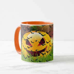 Elegant Spooky Halloween Tasse