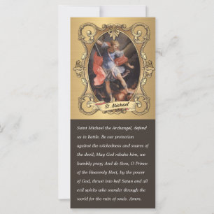 Elegant St. Michael Prayer Religiös