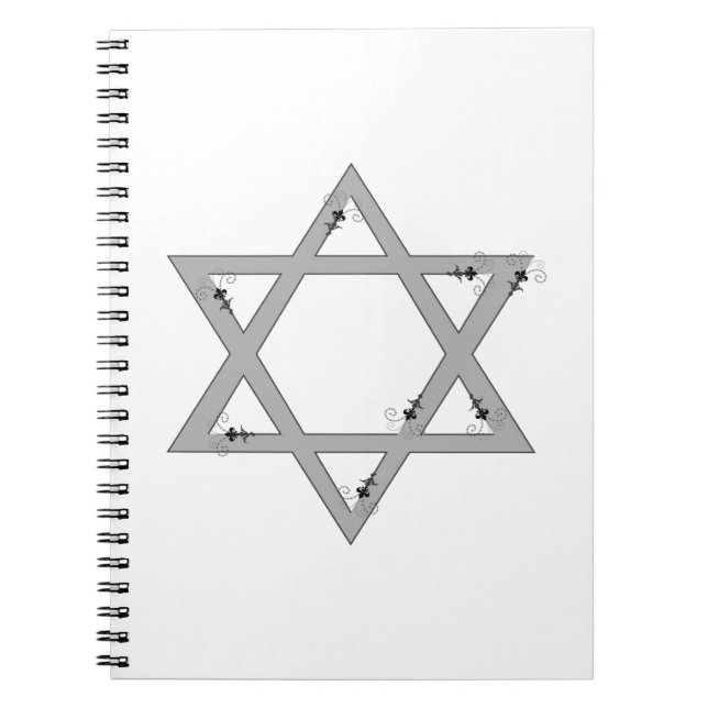 elegant star of david notizblock (Vorderseite)