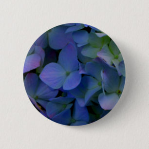 Elegant staubblau lila blumenreich button