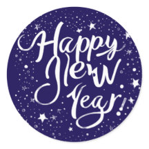 Élégant Sticker de célébration "Bonne année"