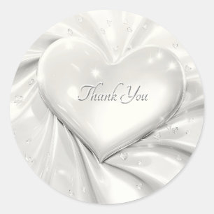 Élégant Sticker Mariage à crème blanche
