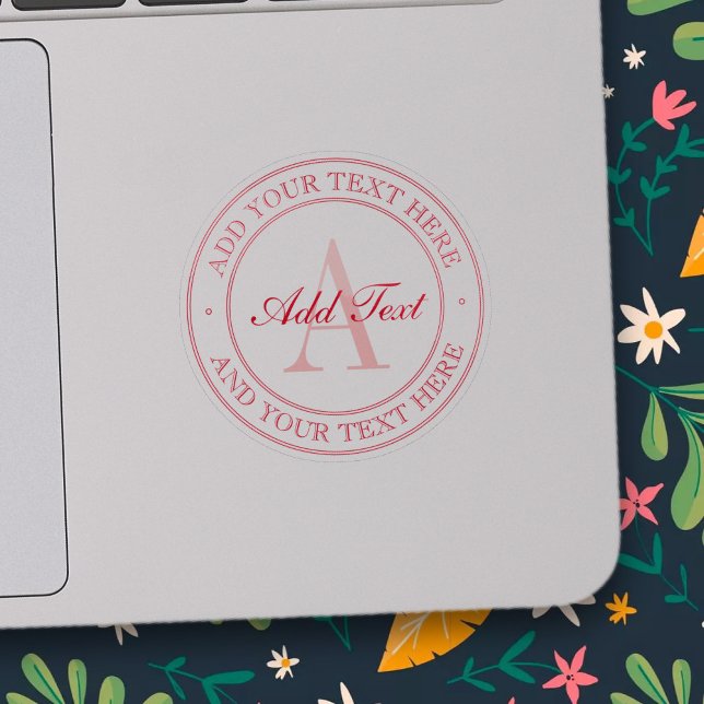 Élégant Sticker transparent de texte modifiable ro (Créateur téléchargé)