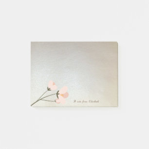 Elegant Stilvoll, Blume Post-it Klebezettel