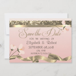 Elegant Stilvoll floral Save the Date