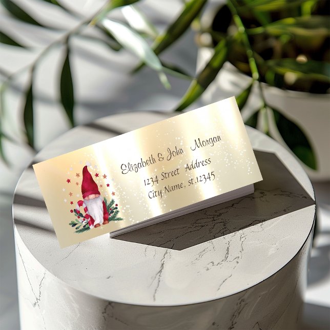 Elegant, stilvoll Gold Nordic Gnome (Von Creator hochgeladen)