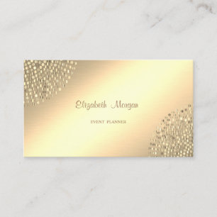 Elegant Stilvoll Gold Simple,Punkte Visitenkarte