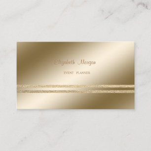 Elegant Stilvoll,Imitate Gold Glitterie gestreift Visitenkarte
