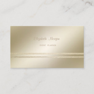 Elegant Stilvoll,Imitate Gold Glitterie gestreift Visitenkarte