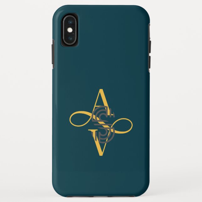 Elegant Stilvoll modern Case-Mate iPhone Hülle (Rückseite)