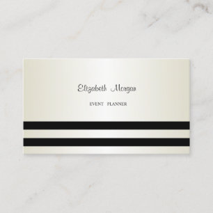 Elegant Stilvoll modern, gestreift Visitenkarte