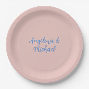 Elegant Stilvoll Trendy Unique Names Calligraphy Pappteller
