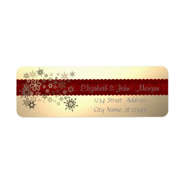 Elegant stilvoll,Weihnachten,Imitate Gold,Schneefl (Vorne)