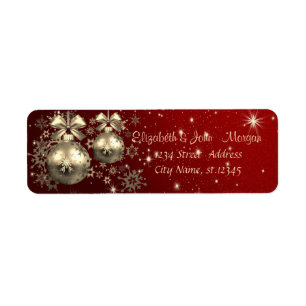 Elegant, stilvoll, Weihnachtsbälle, Schneeflocken