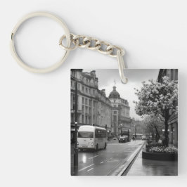 Elegant Street View Schlüsselanhänger