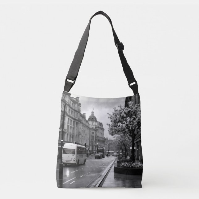 Elegant Street View Tragetaschen Mit Langen Trägern (Vorderseite)