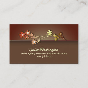 élégant style propre carte de visite