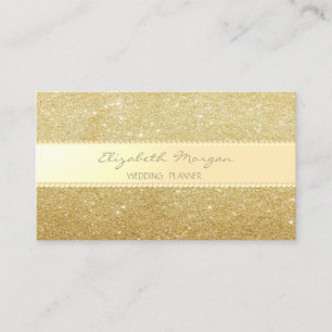 Elegant Stylisch, Falsches Gold Glitter, Streifen, Visitenkarte