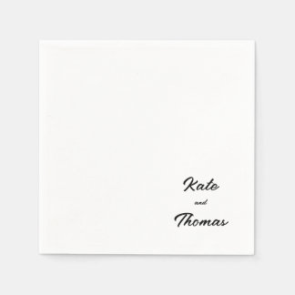 Elegant Stylish Chic Modern Simple Minimalist Serviette
