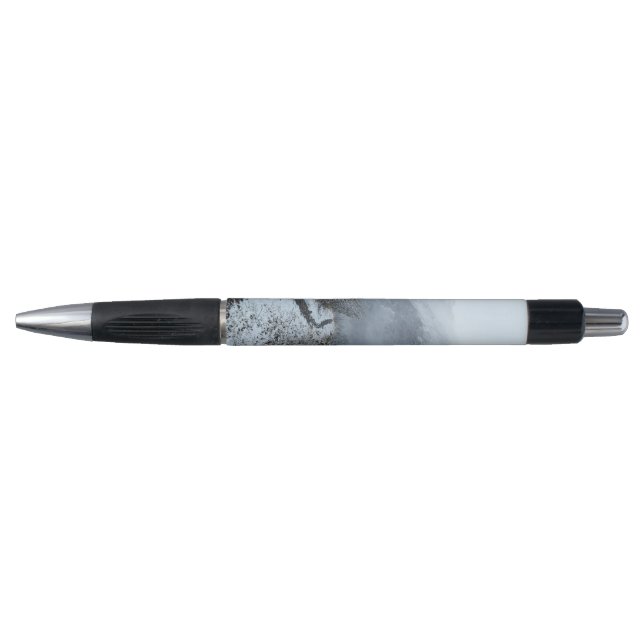 Élégant stylo givré Pittoresque alpin (Devant)